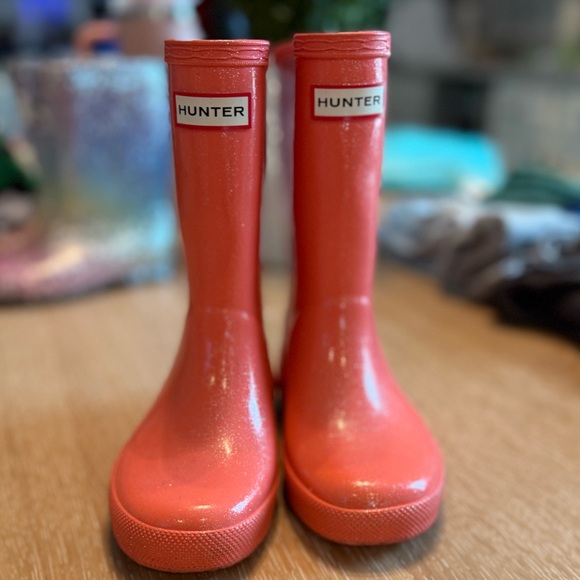 Hunter Other - Hunter Vibrant Coral Waterproof Boots